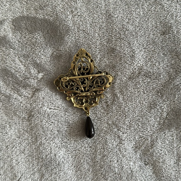 Vintage Germany filgeee sweater brooch - Picture 4 of 5